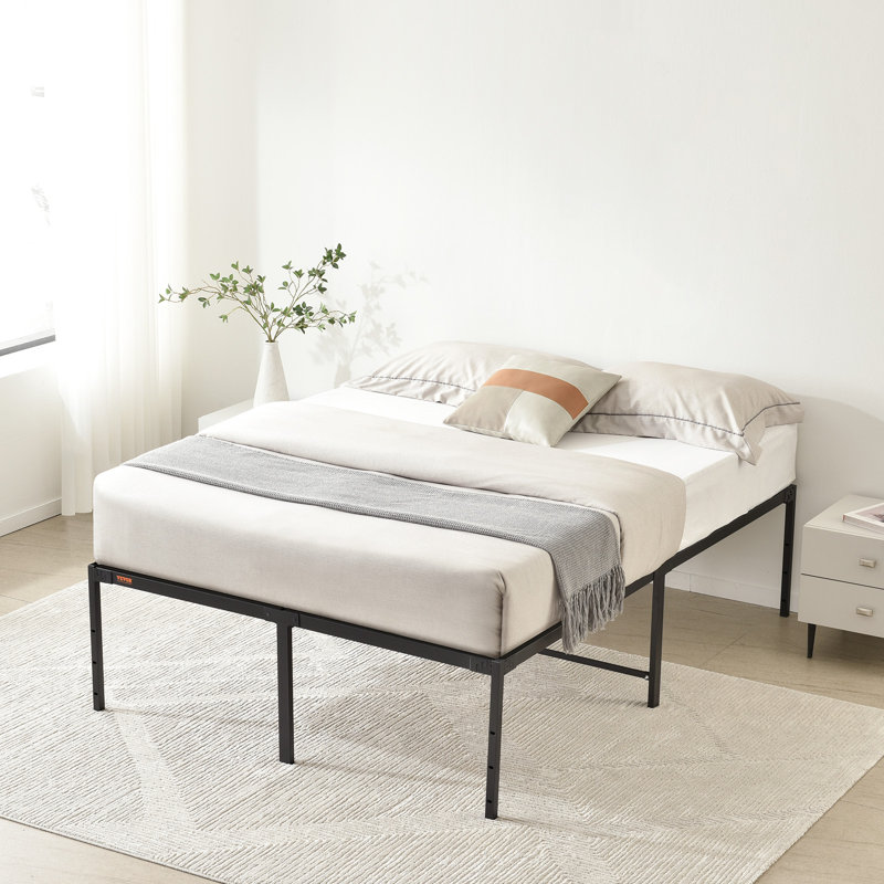 Tesfai 14'' Steel Platform Bed, Full/Double, 18"