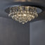 Marley Flush Mount With Crystal Droplets