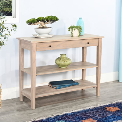 Console en bois massif 42 po Binson