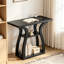 Console de style campagnard avec rangement pour l'entrée, table de canapé étroite pour le salon, table de couloir en bois rustique pour le vestibule, derrière le canapé