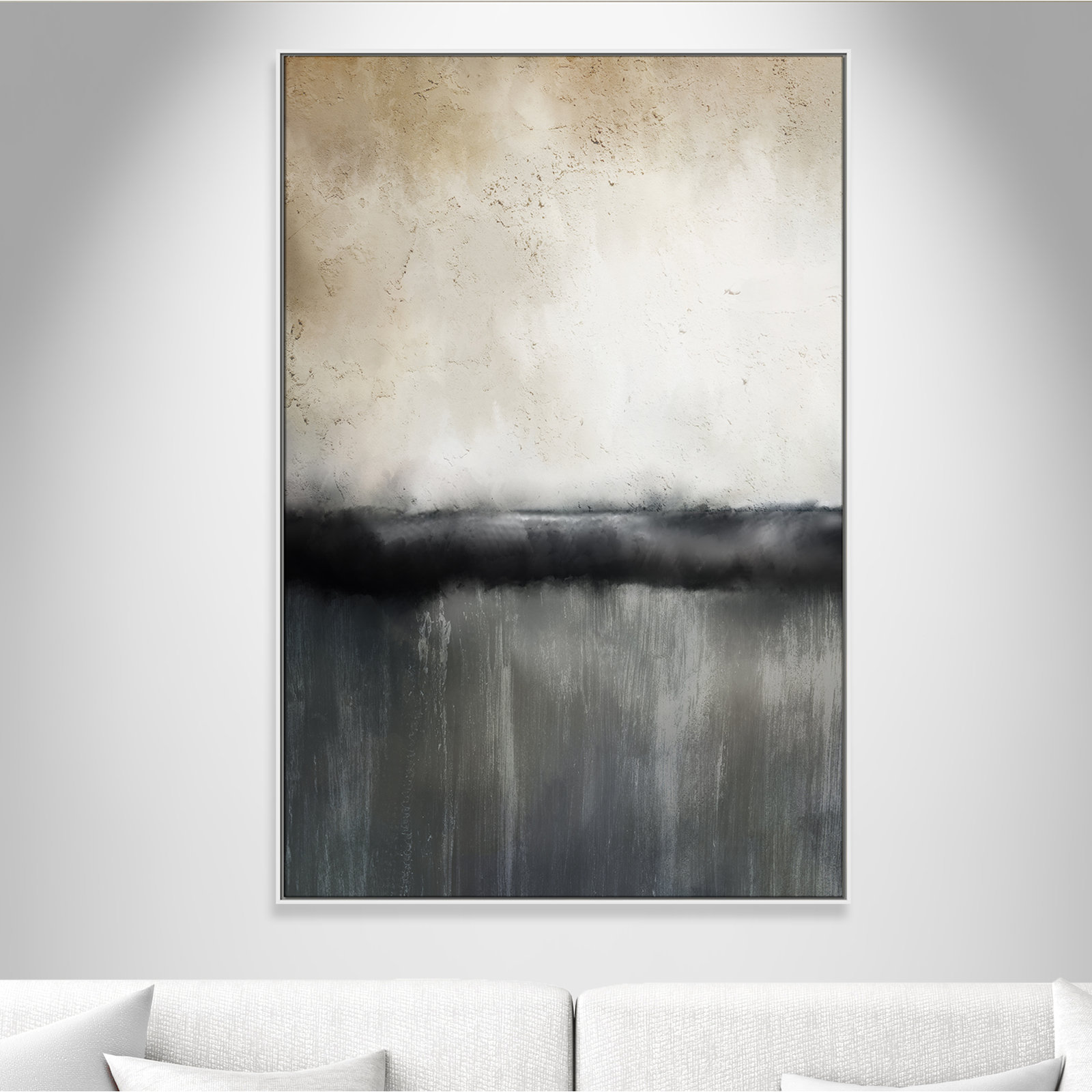 Sunset by Kimberly Allen Print, Picture Framed Canvas, 61.5" H x 41.5" W, White