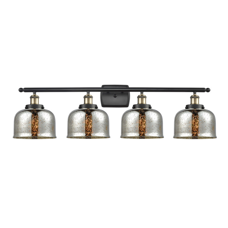 4 - Light Dimmable LED Bath Bar, Black Antique Brass