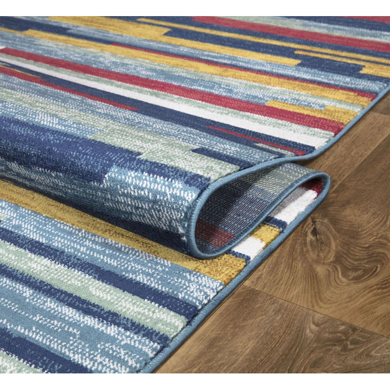 Oneman Striped Indoor / Outdoor Area Rug, Rectangle 160 x 230cm