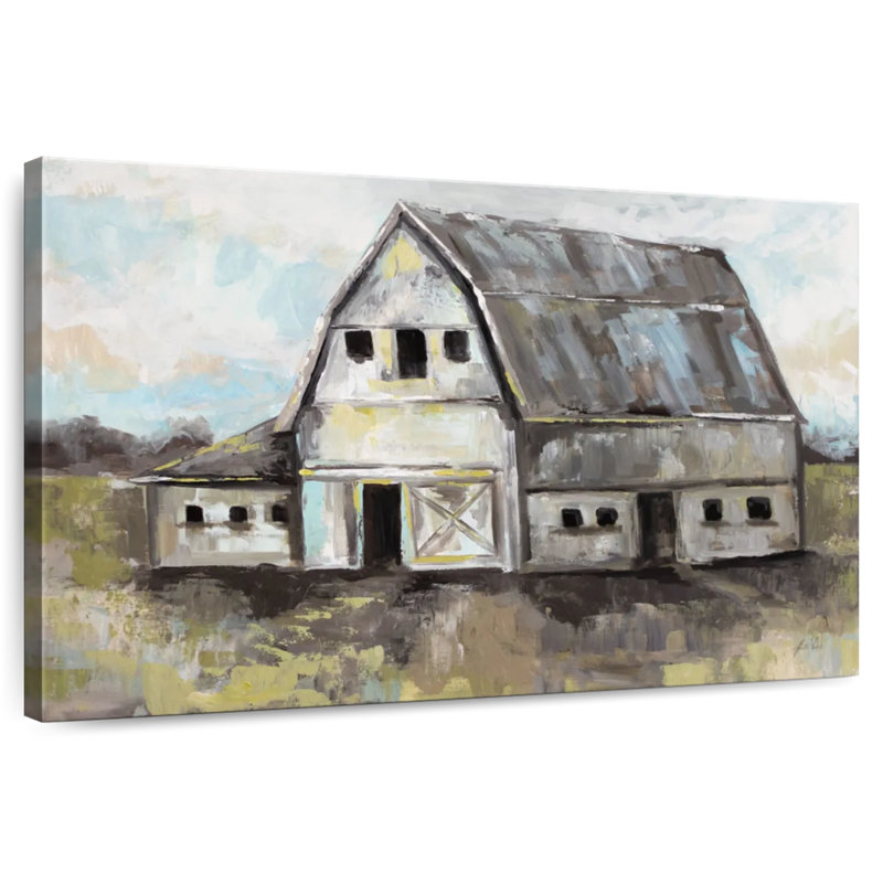 Lilie Tranquil Barn, 30" H x 45" W