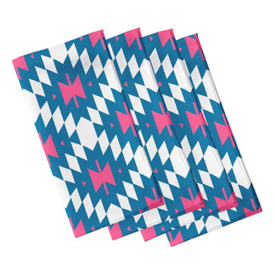 Wigington Polyester Geometric Square Napkin