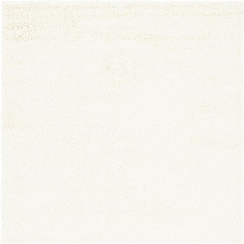 Area Rug, Square 8', Ivory