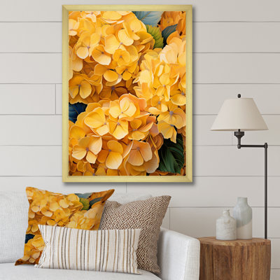 Linzie " Yellow Hydrangea Golden Radiance "