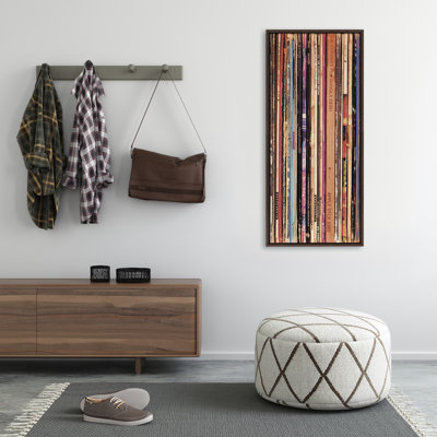 «33RPM» par Robert Cadloff, reproduction d'art sur toile encadrée