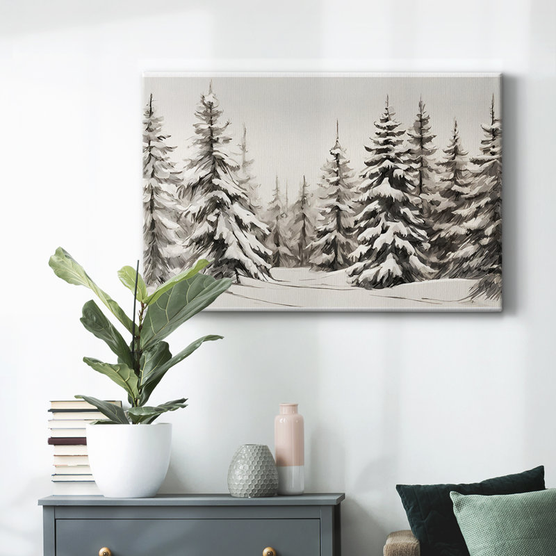 Paysage rétro - CXCII, H 33 po x l 49 po x P 1,5 po, Toile tendue
