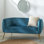 Lucca 2 Seater Velvet Sofa