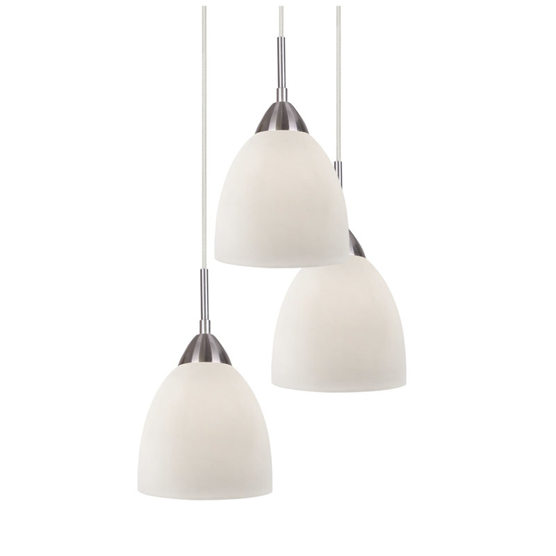 Morisel 5 - Light Cluster Pendant, Satin Nickel