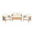 Teak Finish/Beige Rope is out of stock