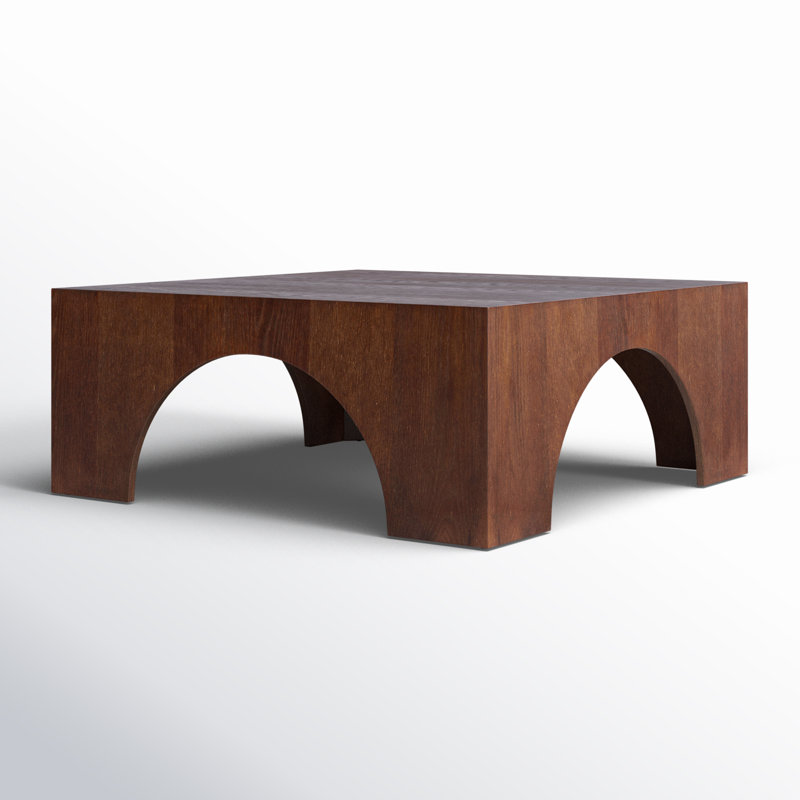 Metinaro Solid Wood Single Coffee Table, Brown