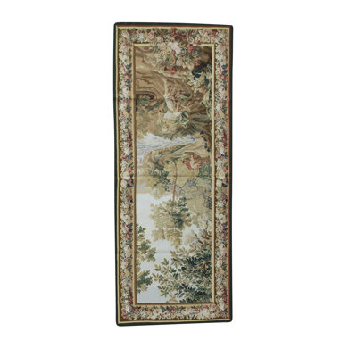 Hand-Knotted High-Quality Blue and Brown Area Rug