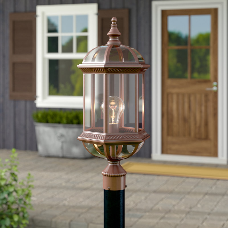 Grenville Lantern Head, Burled Walnut