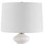 Lampe de table Dalan blanche