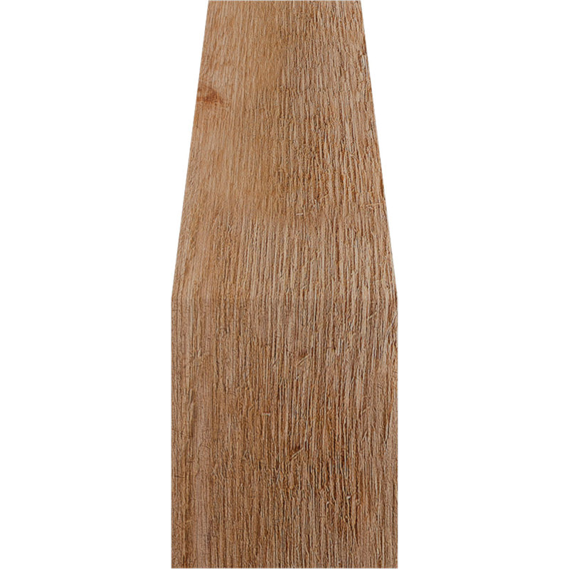 Attelle de genou impériale brute, l 4 po x P 8 po x H 12 po, cèdre rouge de l'Ouest, Cèdre rouge, Brute