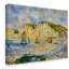 "Mer et falaises" par Pierre-Auguste Renoir - reproduction d'art sur toile-2042184393