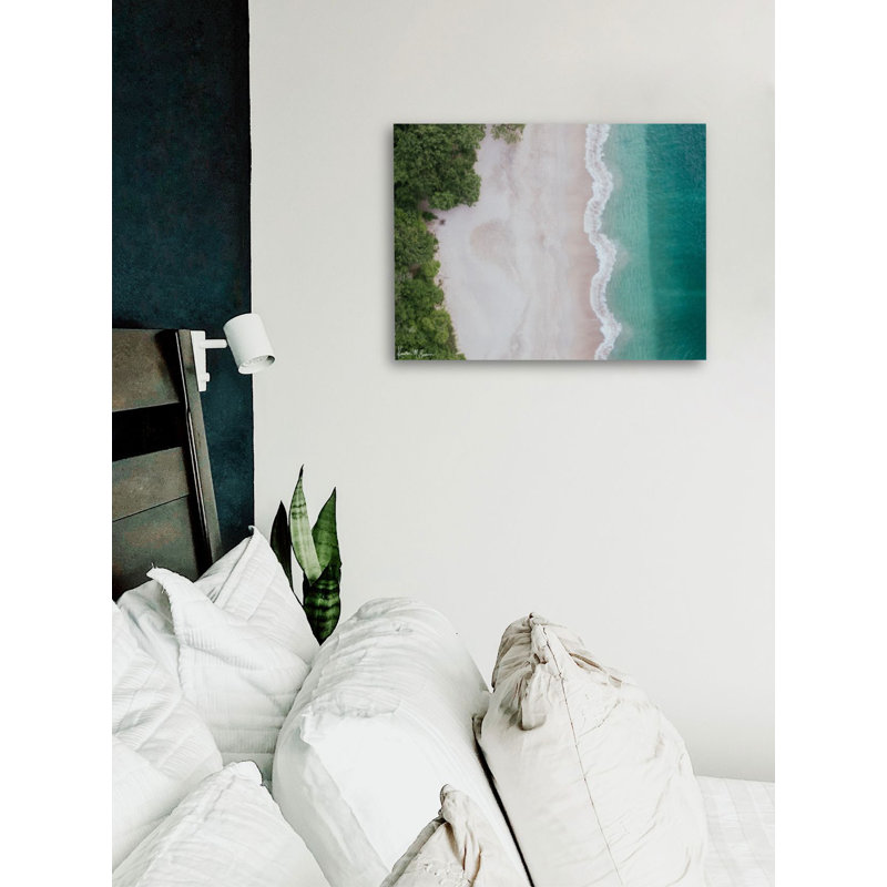 Beach Day Print by Kristen M. Brown, 24" H x 18" W x 1.25" D, Wrapped Canvas