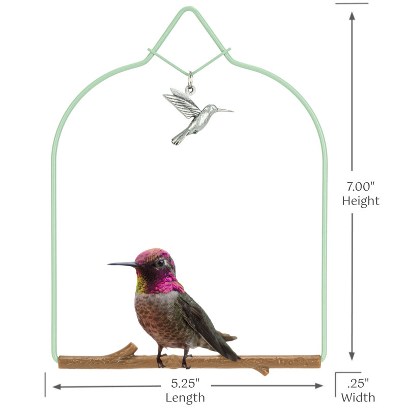 Devos Charm Hummingbird Swing, Vintage Copper