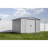 Classic Steel Storage Shed, 10X14, Flute Grey-55865211-119311399