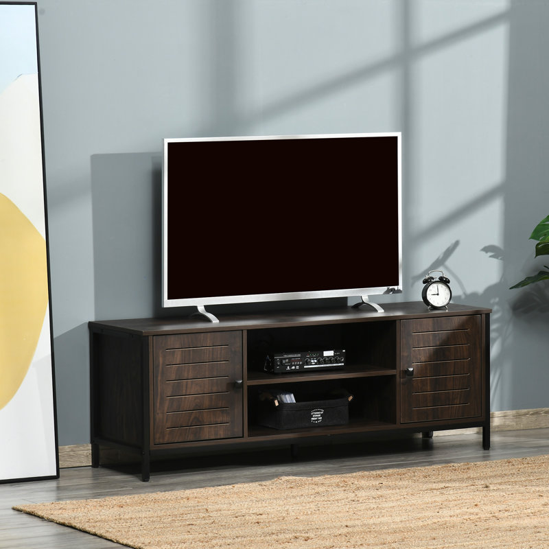 Meuble télé pour téléviseur de 60 po ou moins Mateer, Café