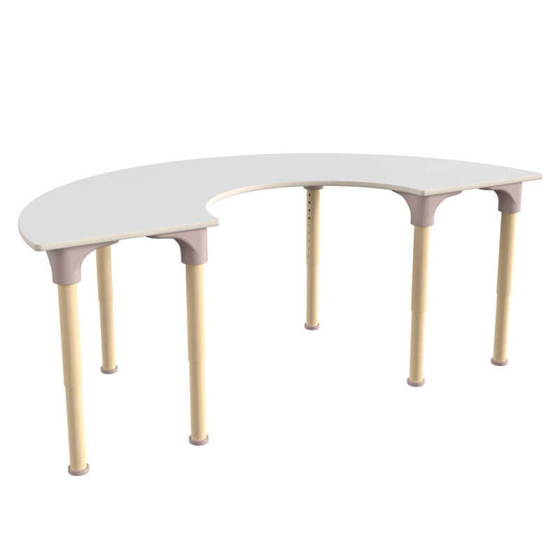 Table d'activité à hauteur réglable Bright Beginnings, Blanc