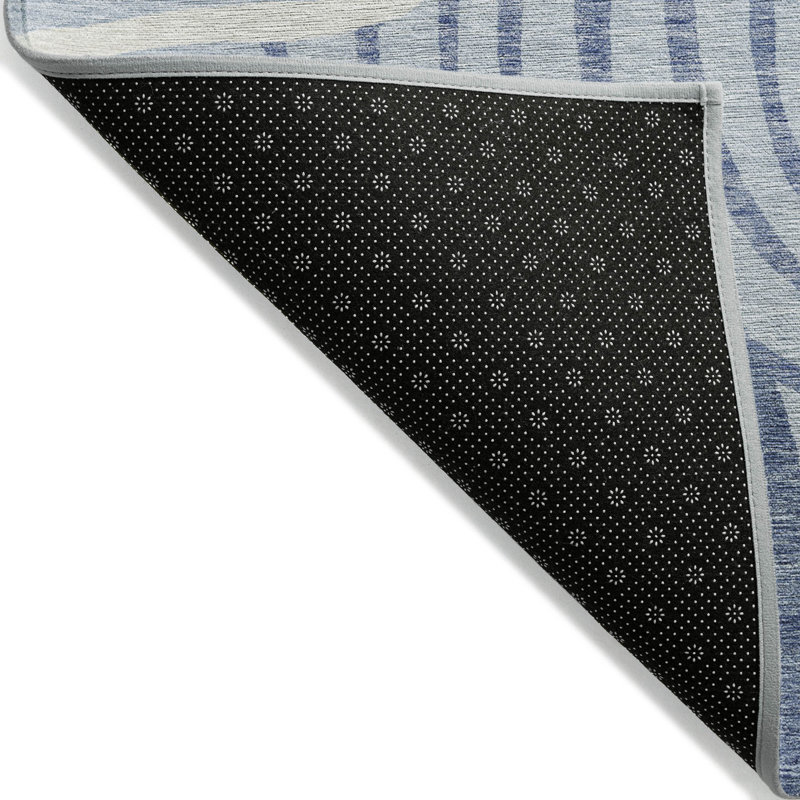 Tapis de porte d'extérieur antidérapant Leis, Rond 8 pi