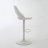 High Padded Swivel Adjustable Barstools(Set of 2)-395851044