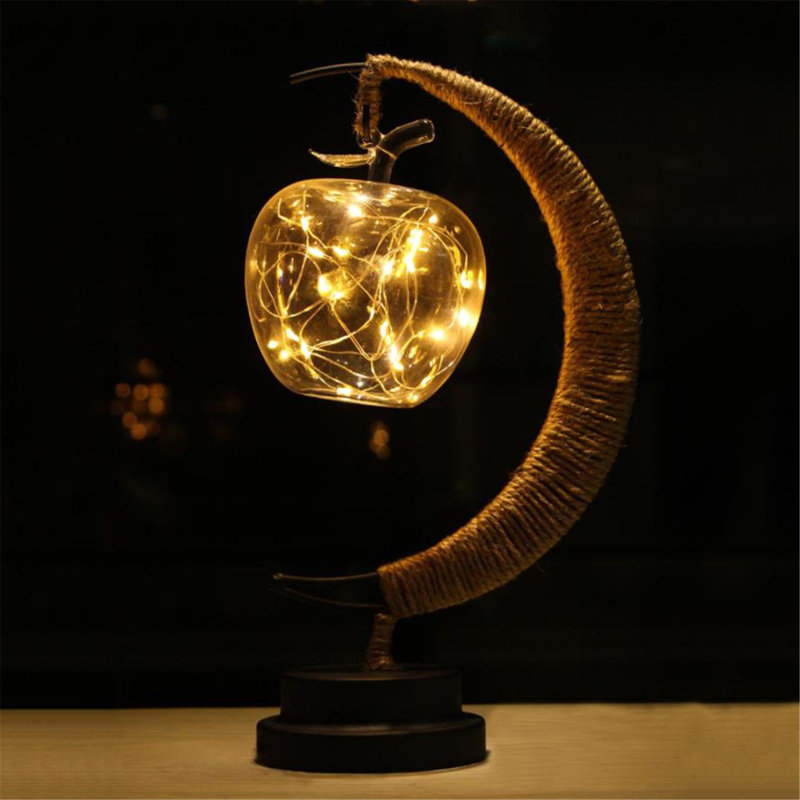 Led Decoration Light Birthday Gift Rope Iron Night