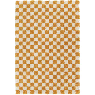 Rhylon Chequered Area Rug
