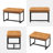 Buren Iron Accent Stool-902017644