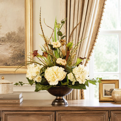 Faux Silk Mixed Assortment Arrangement in Vase