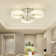 Maurertown 65cm 3-Light LED Flush Mount with Crystal Accent
