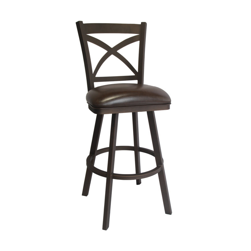 Tabouret de bar et de comptoir Diego Diego, Tabouret de comptoir (assise de 26 po de hauteur), Brun