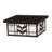 Monaca Glass Flush Mount