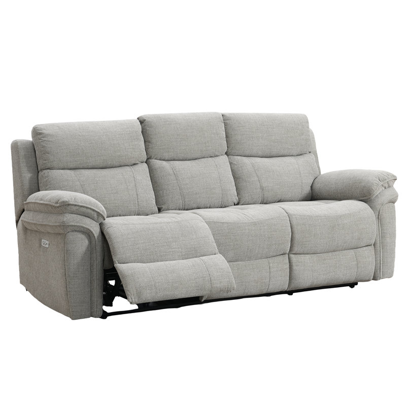 Coombs 3 Seater Electric Reclining Sofa, Grey
