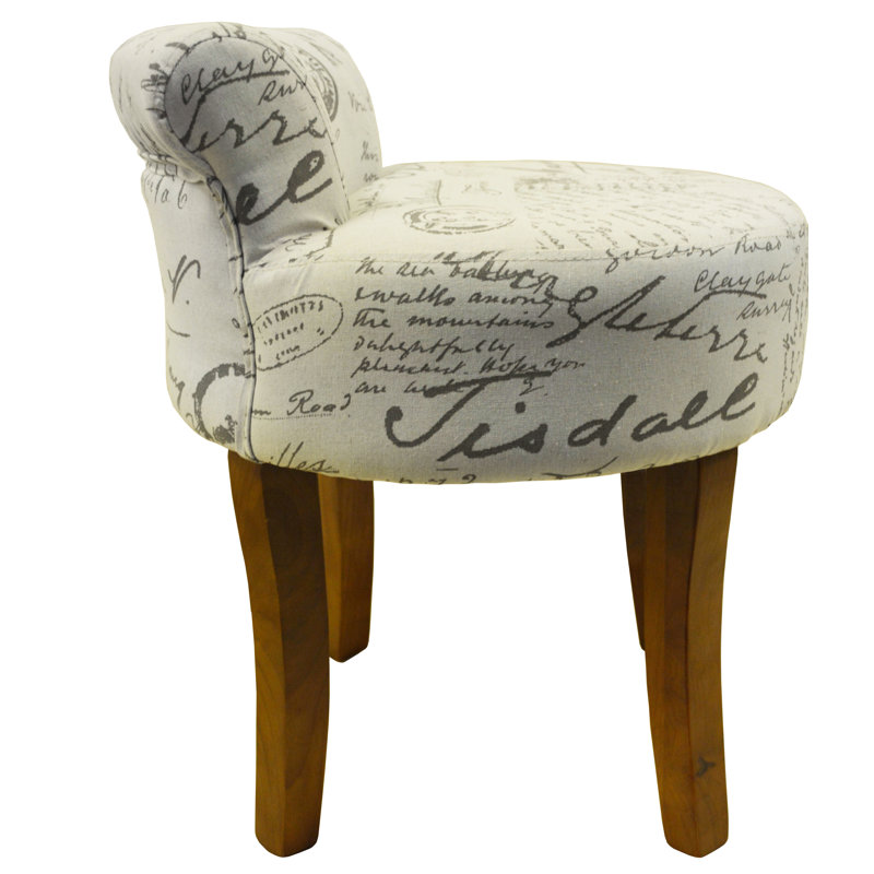Adamma Solid Wood Accent Stool