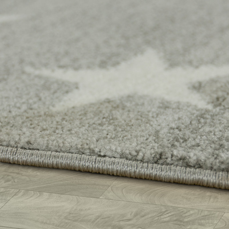 Como Machine Woven Taupe Rug, Round 120cm