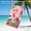 Serviettes de bain surdimensionnées roses pour plage 30 "x 63"