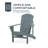 Wooden Adirondack Chair, Outdoor Patio Lawn Chair With Cup Holder, Weather Resistant Lawn Furniture, Classic Lounge For Deck, Garden, Backyard, Fire Pit-1629707117