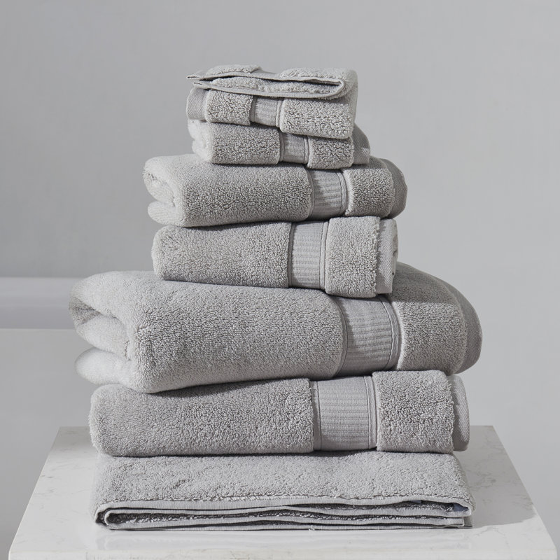 Belmore 6Pc. Ensemble de serviettes, Platine