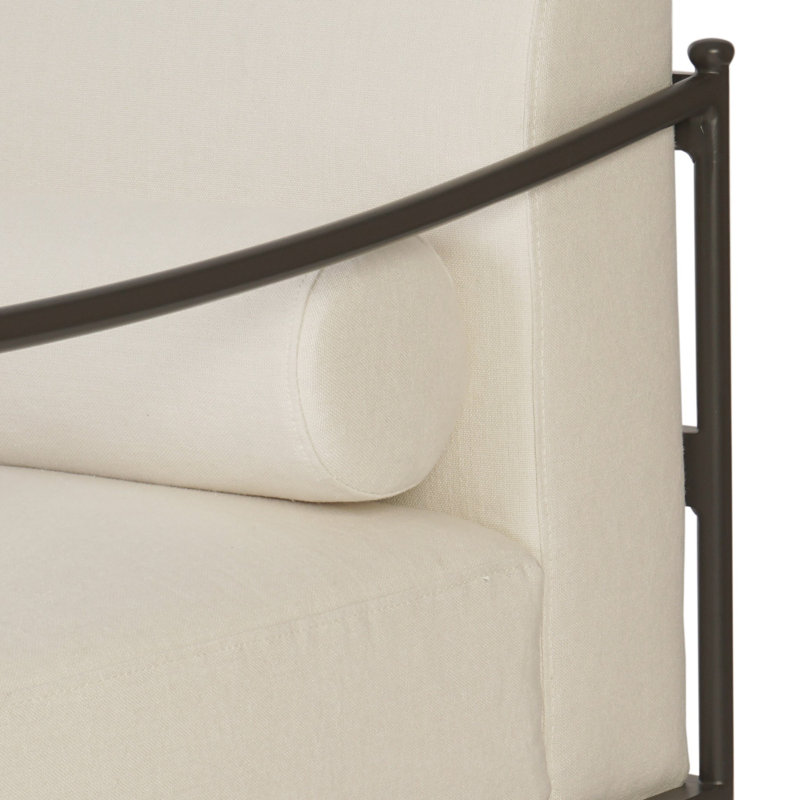 Granger Outdoor Chaise Lounge, Bombay Flax