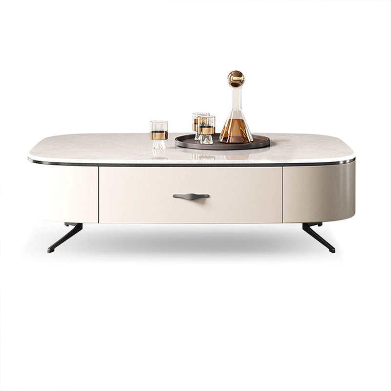 Table basse rectangulaire en acier au carbone manufacturé