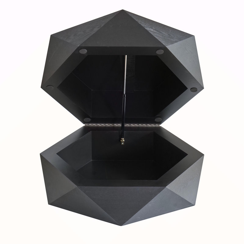 Table basse 36,61 po, Noir