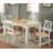 4 - Person Solid Wood Top Four Leg Dining Set-48454826