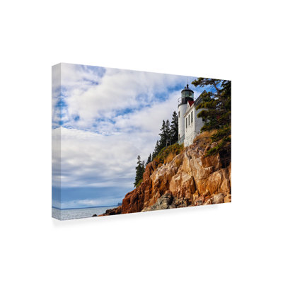 Mitch Catanzaro Bass Harbor Lighthouse Outdoor  Canvas