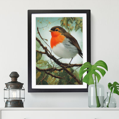 Sigsbee Robin Bird Painting Vol.3 1 Piece Wall Art
