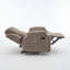 Fauteuil inclinable manuel avec angle réglable de 110 ° à 170 °, capacité de 400 lb, tissu chenille