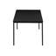 Ensemble de table, ensemble de 3 pièces, café, bout, métal noir, stratifié noir, contemporain, moderne-388037955